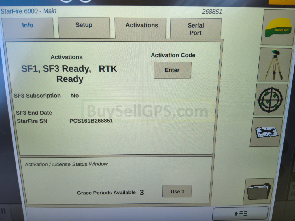 John Deere StarFire™ 6000 GPS Receiver Agriculture