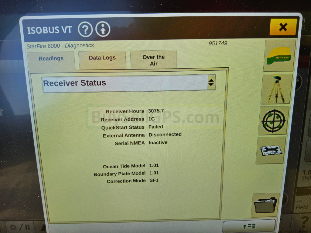 John Deere Starfire™ 6000 Gps Receiver Agriculture