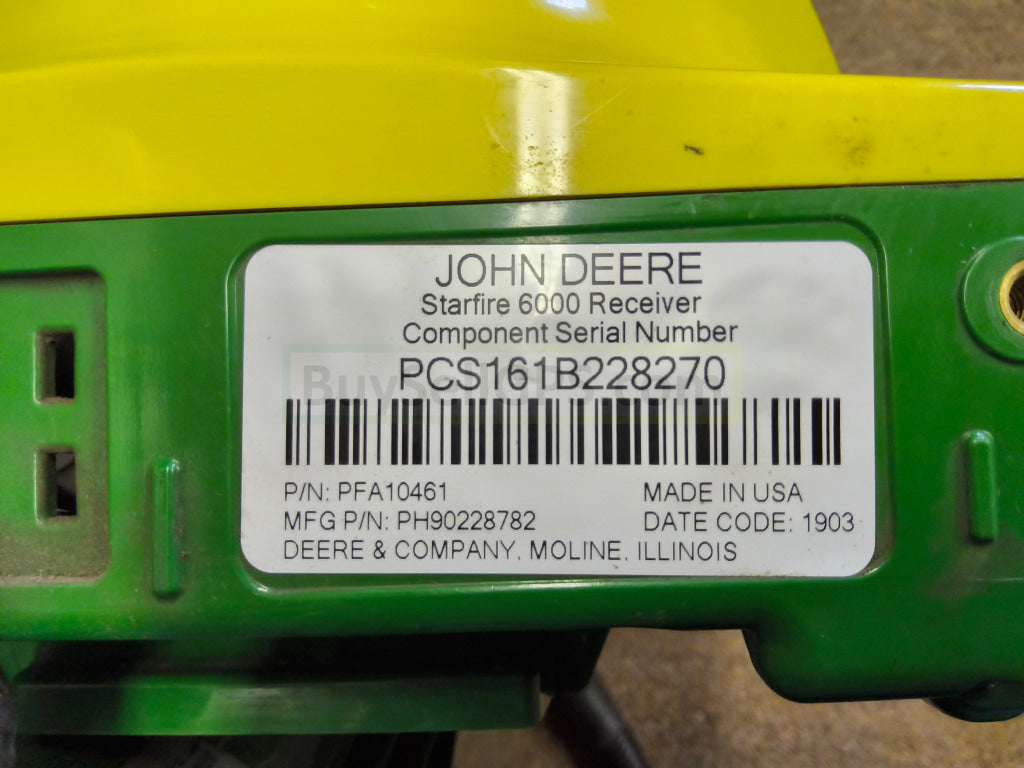 John Deere Starfire™ 6000 Gps Receiver Agriculture