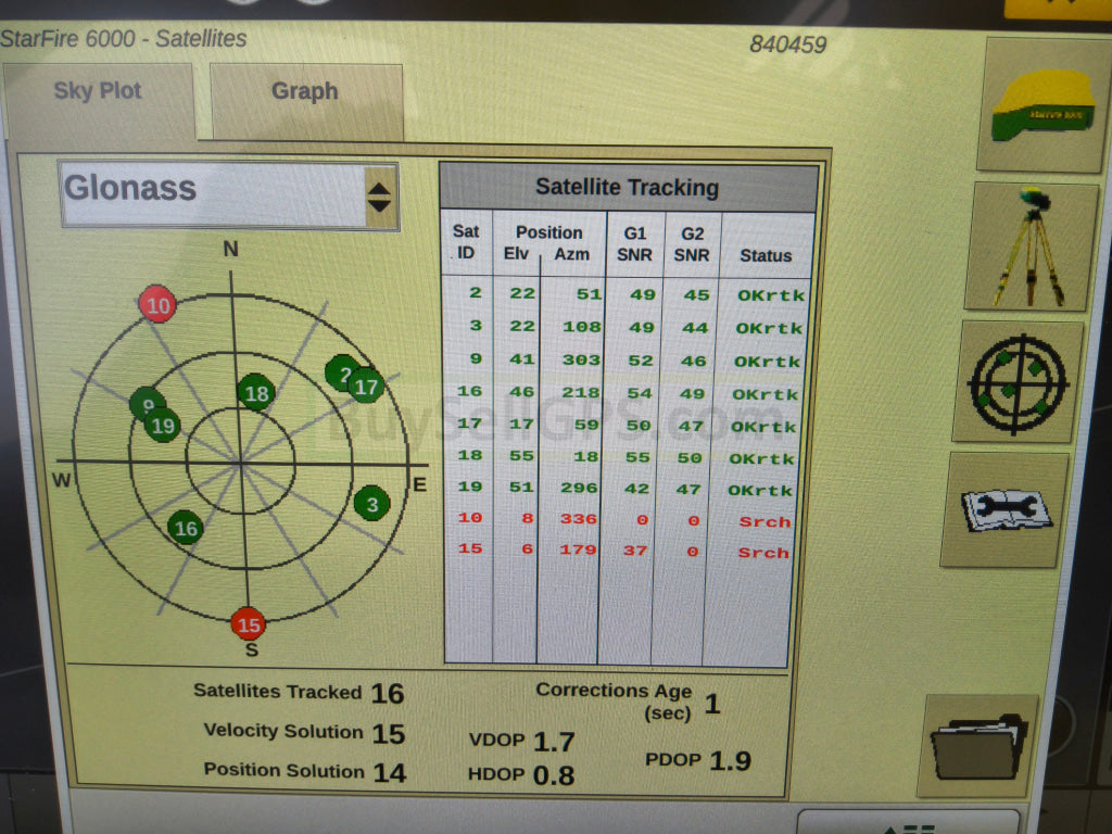 John Deere StarFire™ 6000 GPS Receiver Agriculture