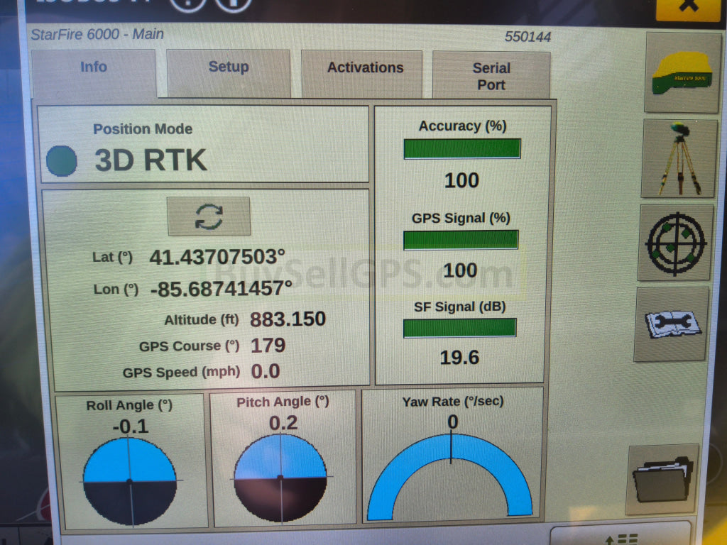 John Deere Starfire™ 6000 Gps Receiver Agriculture