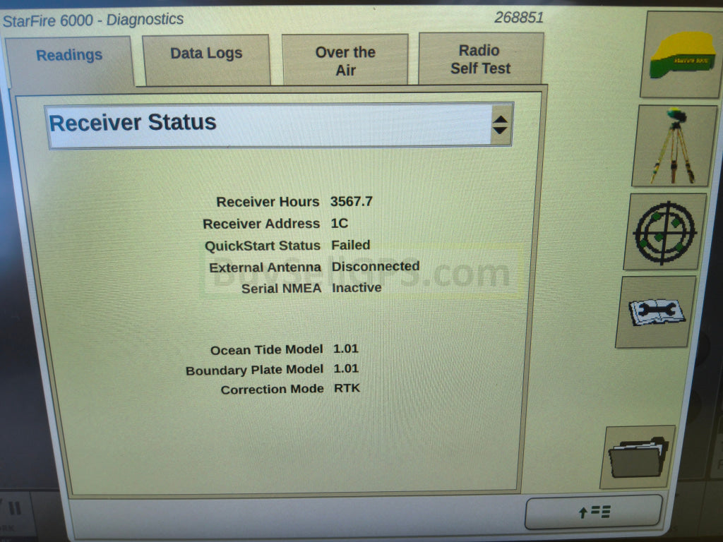 John Deere StarFire™ 6000 GPS Receiver Agriculture