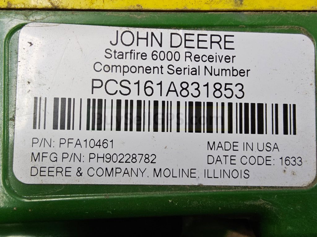 John Deere Starfire™ 6000 Gps Receiver Agriculture