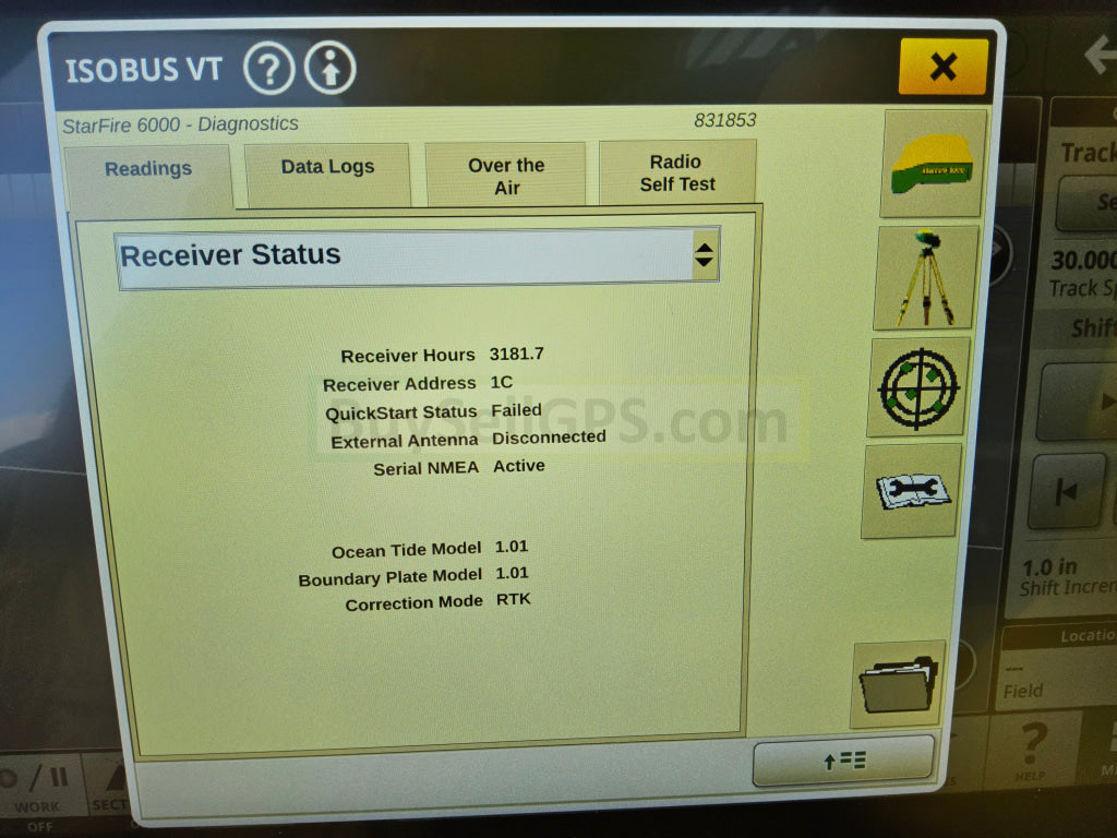 John Deere Starfire™ 6000 Gps Receiver Agriculture