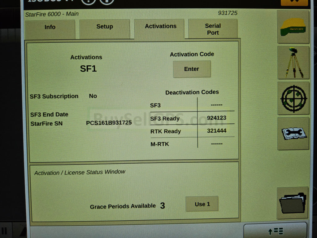 John Deere Starfire 6000 Gps Receiver Agriculture