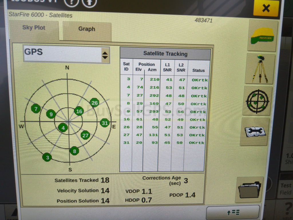 John Deere Starfire™ 6000 Gps Receiver Agriculture