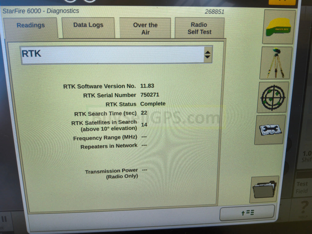 John Deere StarFire™ 6000 GPS Receiver Agriculture
