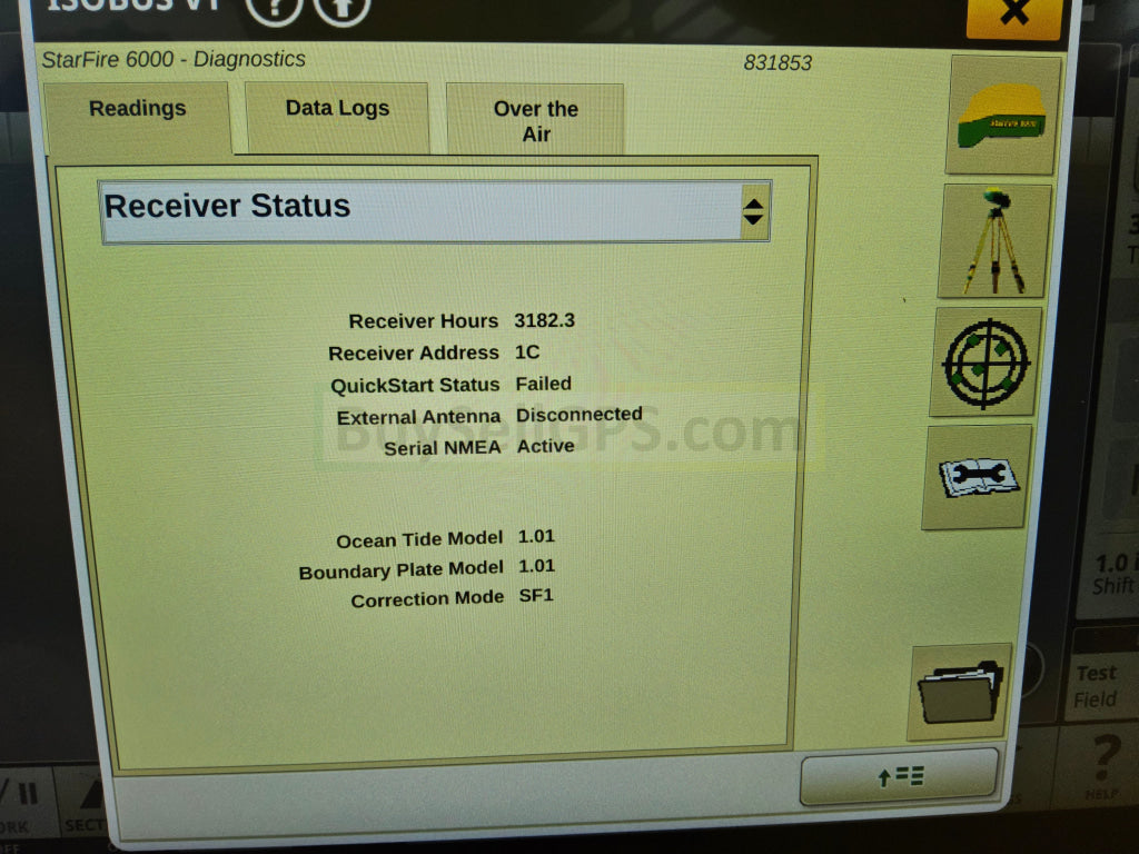 John Deere Starfire™ 6000 Gps Receiver Agriculture