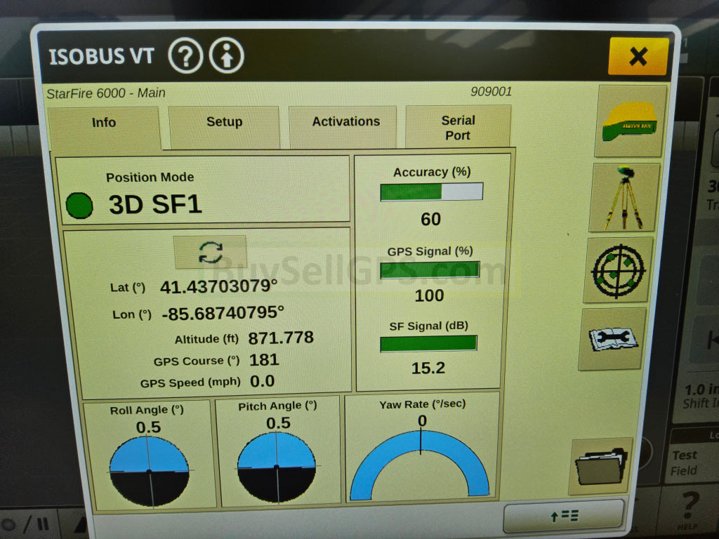 John Deere Starfire™ 6000 Gps Receiver Agriculture