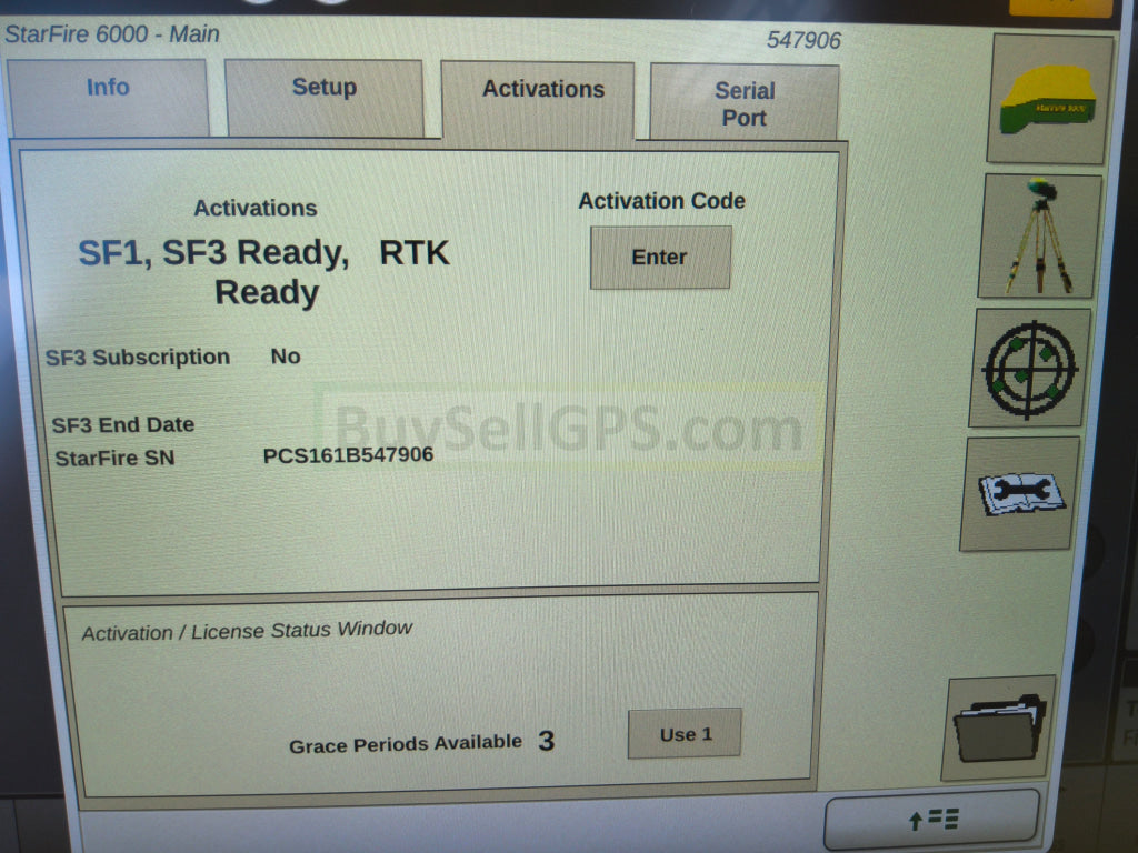 John Deere StarFire™ 6000 GPS Receiver Agriculture