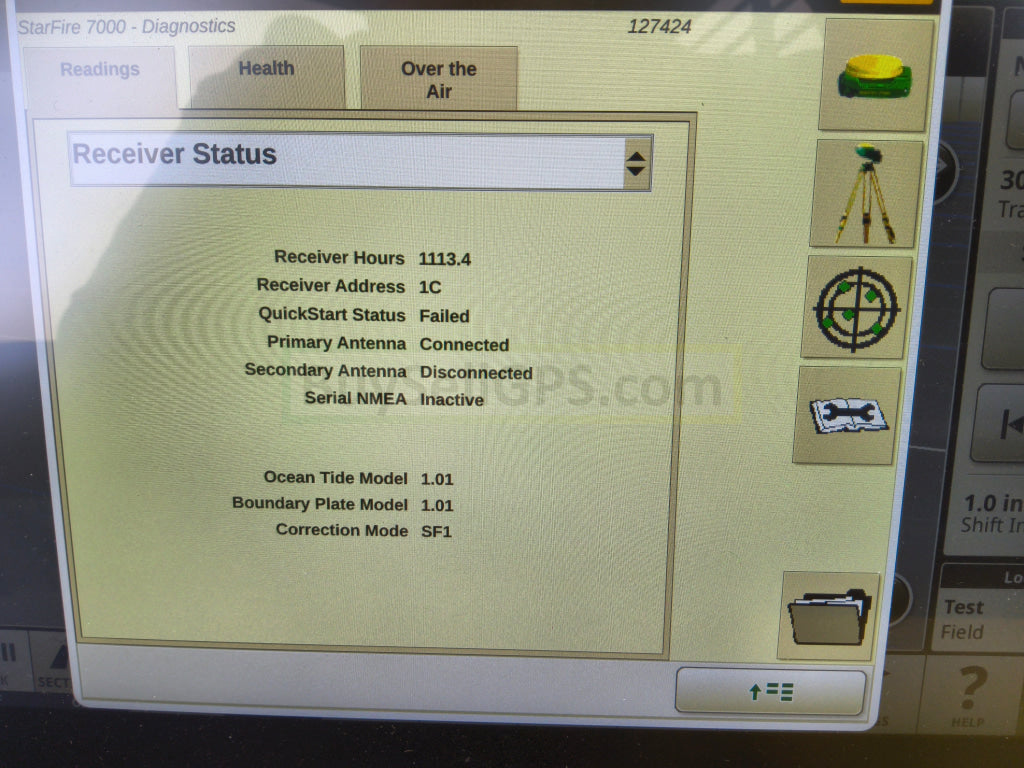 John Deere StarFire™ 7000 Universal GPS Receiver Agriculture