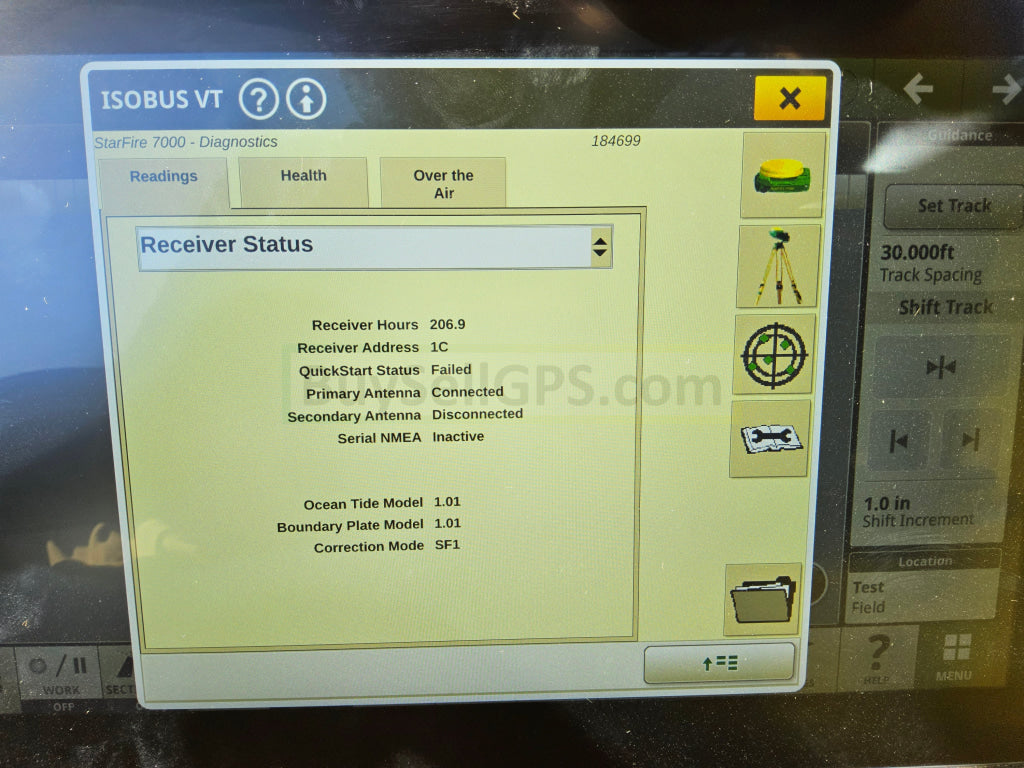 John Deere Starfire™ 7000 Universal Gps Receiver Agriculture