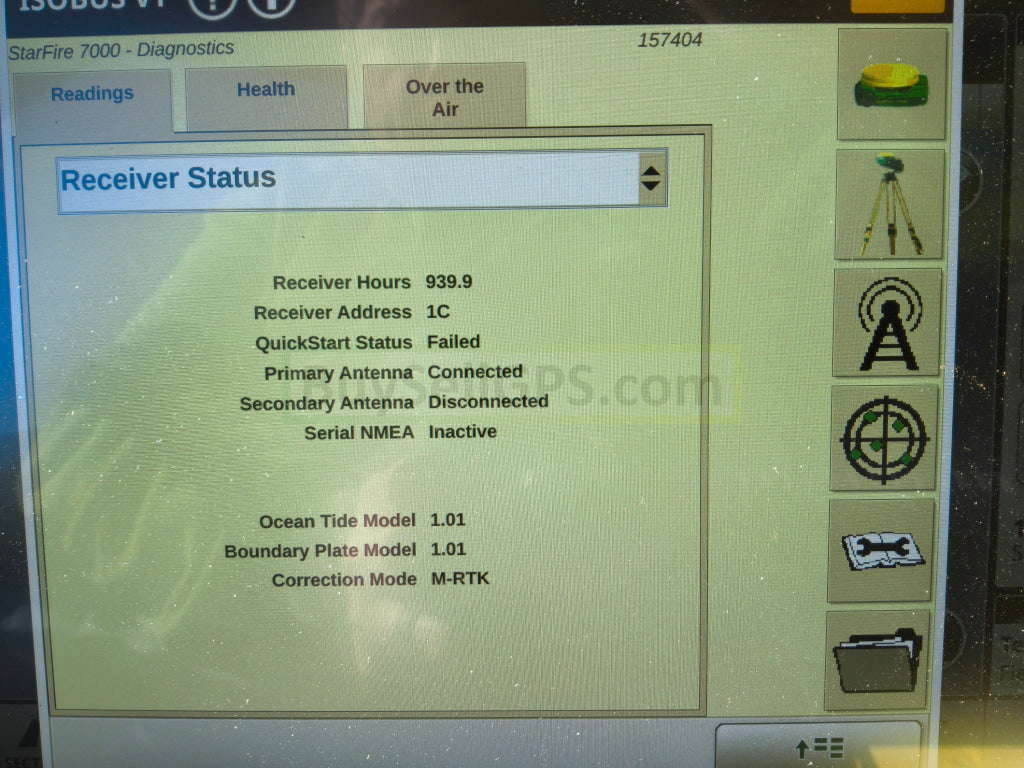 John Deere Starfire™ 7000 Universal Gps Receiver Agriculture