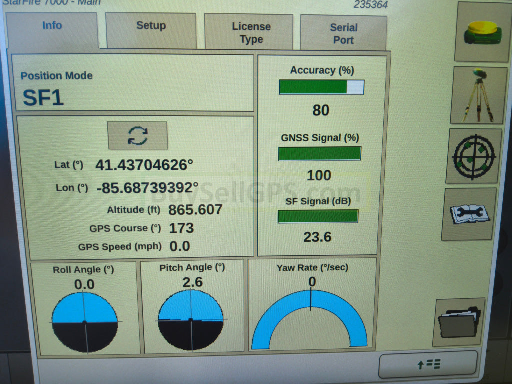 John Deere StarFire™ 7000 Universal GPS Receiver Agriculture