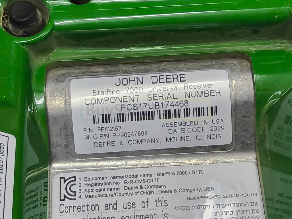 John Deere Starfire™ 7000 Universal Gps Receiver Agriculture