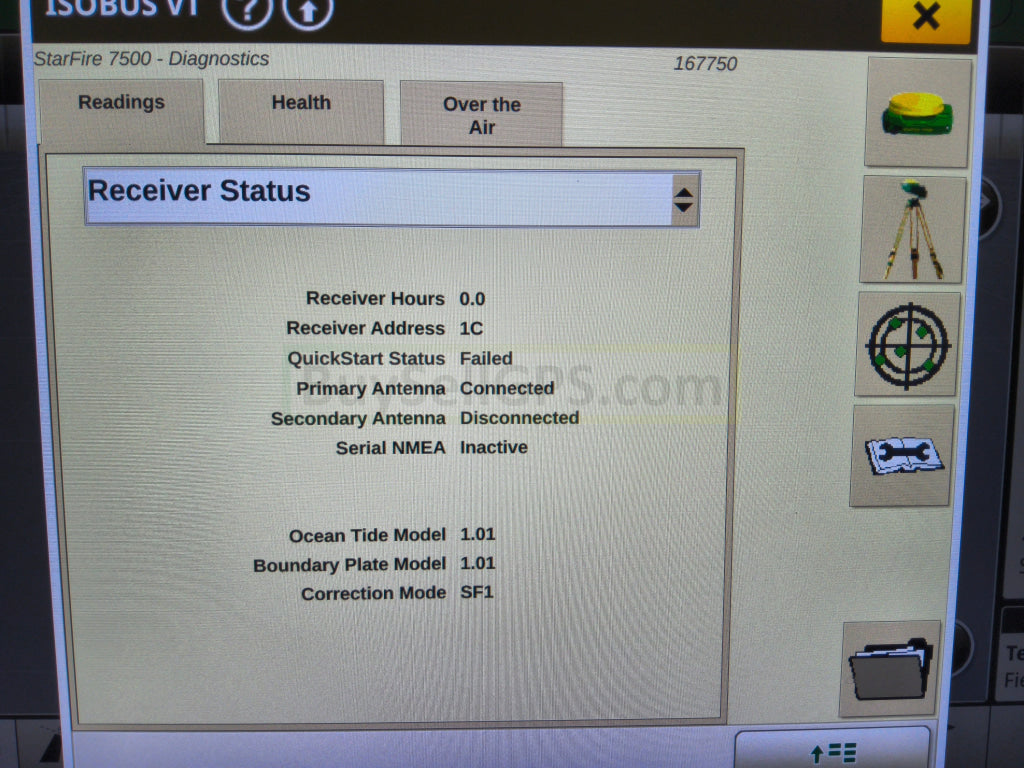 John Deere Starfire™ 7500 Universal Gps Receiver Agriculture