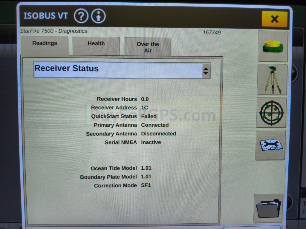 John Deere Starfire™ 7500 Universal Gps Receiver Agriculture