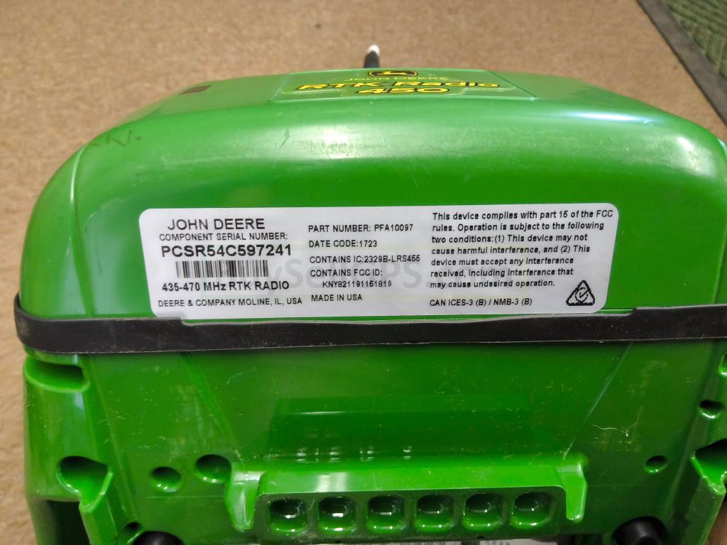 John Deere StarFire™ 7500 Universal GPS Receiver Agriculture