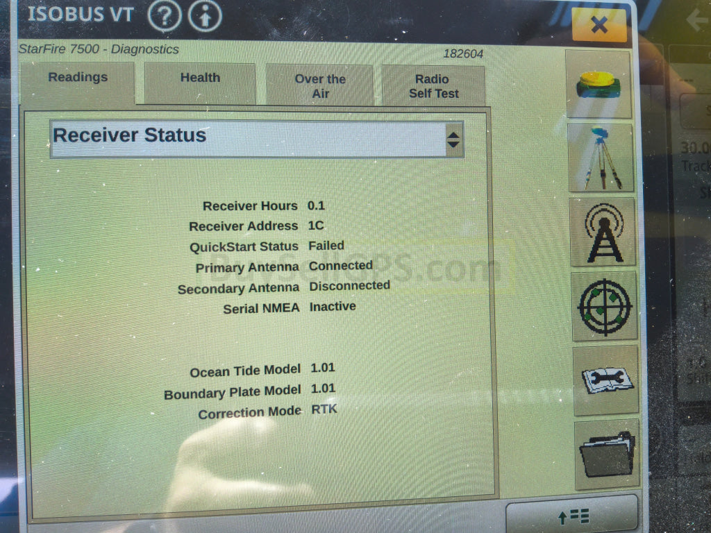 John Deere StarFire™ 7500 Universal GPS Receiver Agriculture