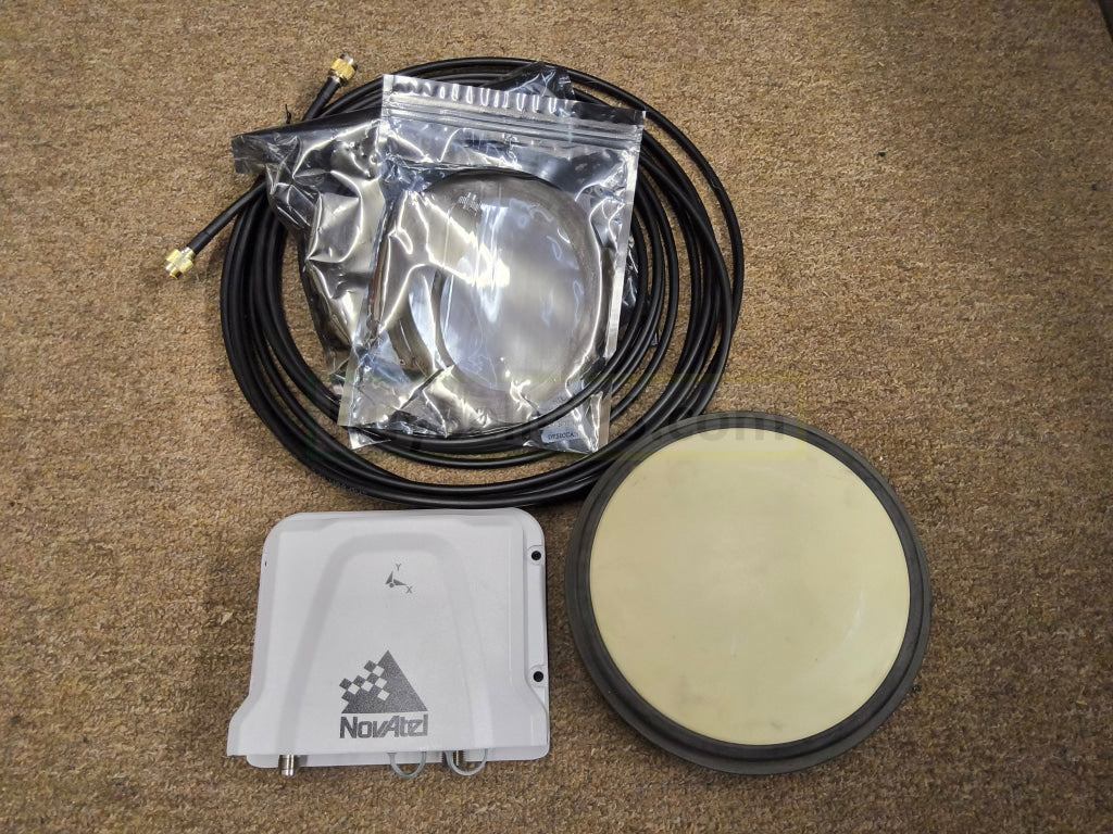 Novatel RTK Base Station Used PwrPak 7 with Used 850 Antenna | Ethernet and Wifi GPS + Glonass Only - can be upgraded