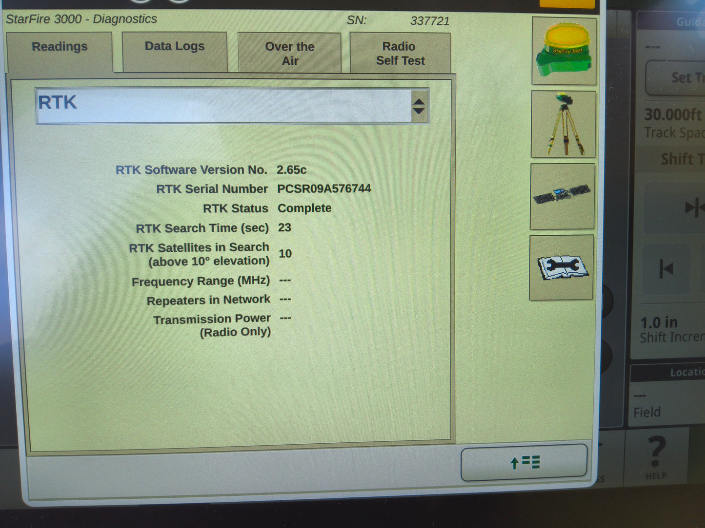 John Deere StarFire™ 3000 GPS Receiver