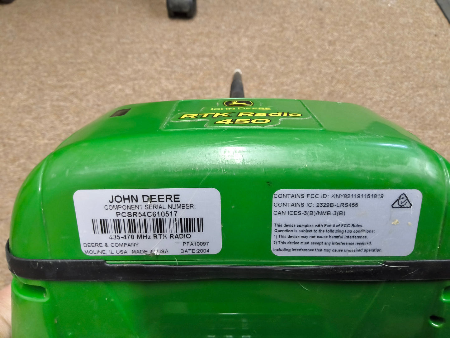 John Deere StarFire™ 7500 Universal GPS Receiver