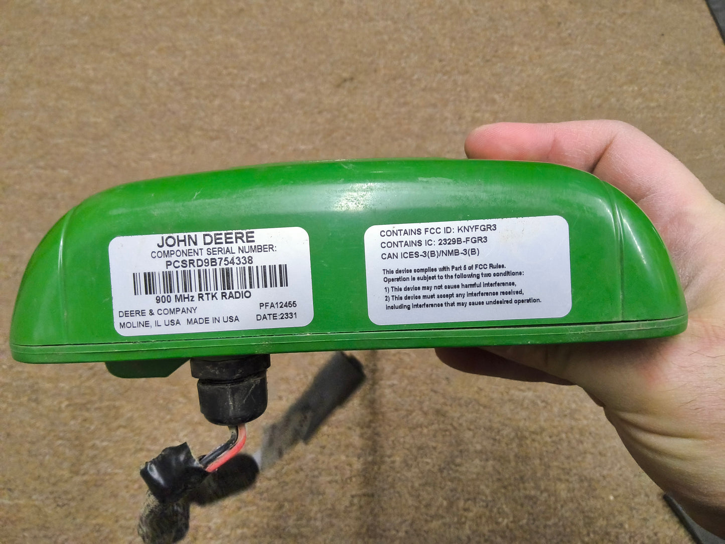 John Deere RTK Radio 900