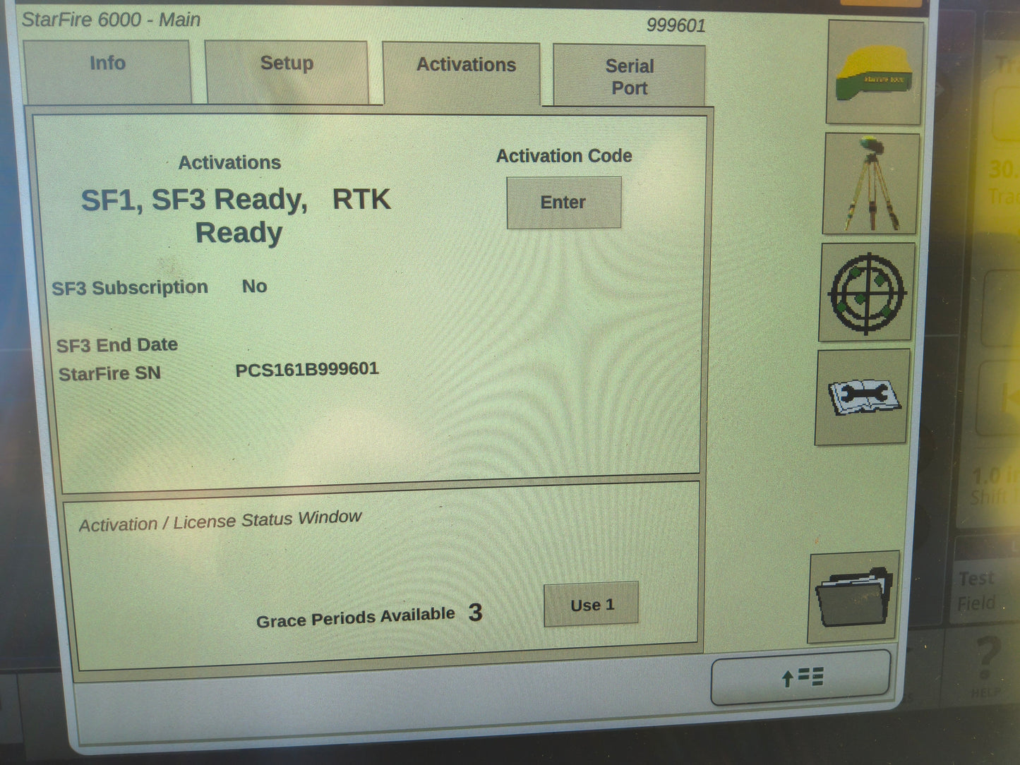 John Deere StarFire™ 6000 GPS Receiver