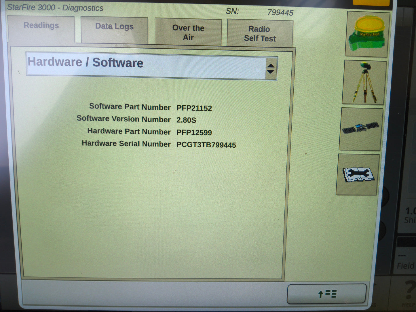 John Deere StarFire™ 3000 GPS Receiver