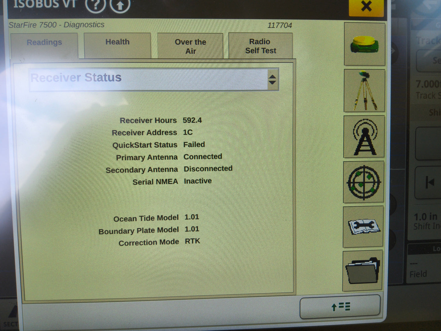 John Deere StarFire™ 7500 Universal GPS Receiver