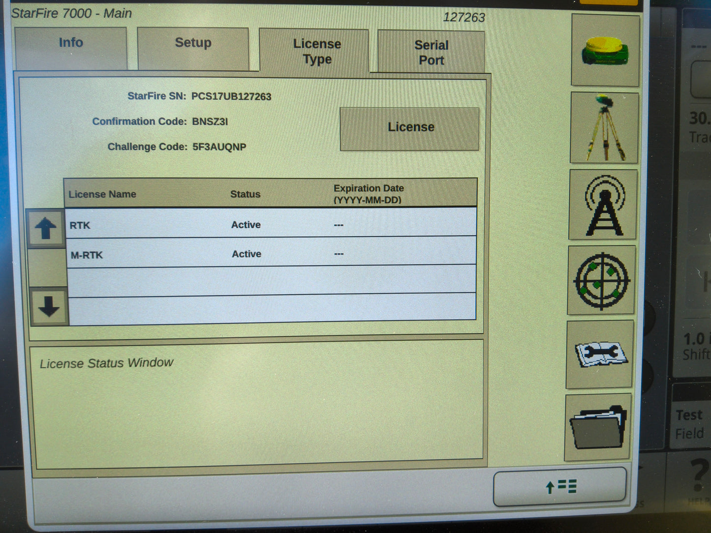 John Deere StarFire™ 7000 Universal GPS Receiver
