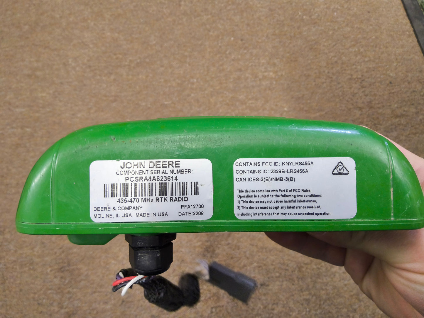 John Deere RTK Radio 450