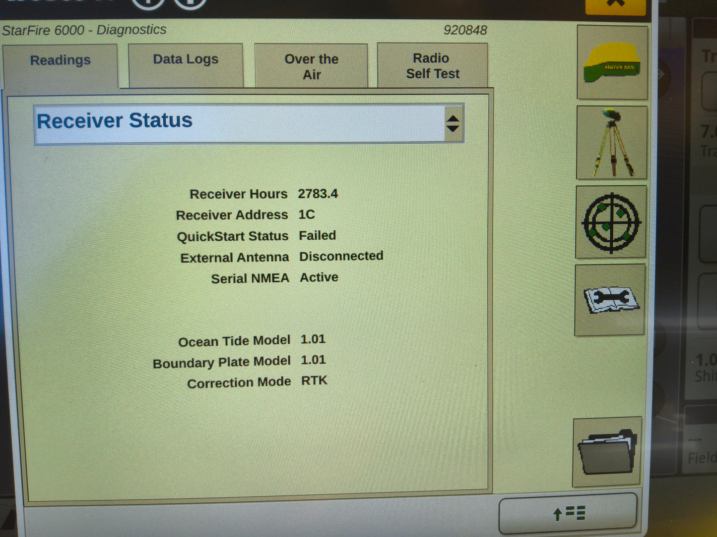 John Deere StarFire™ 6000 GPS Receiver