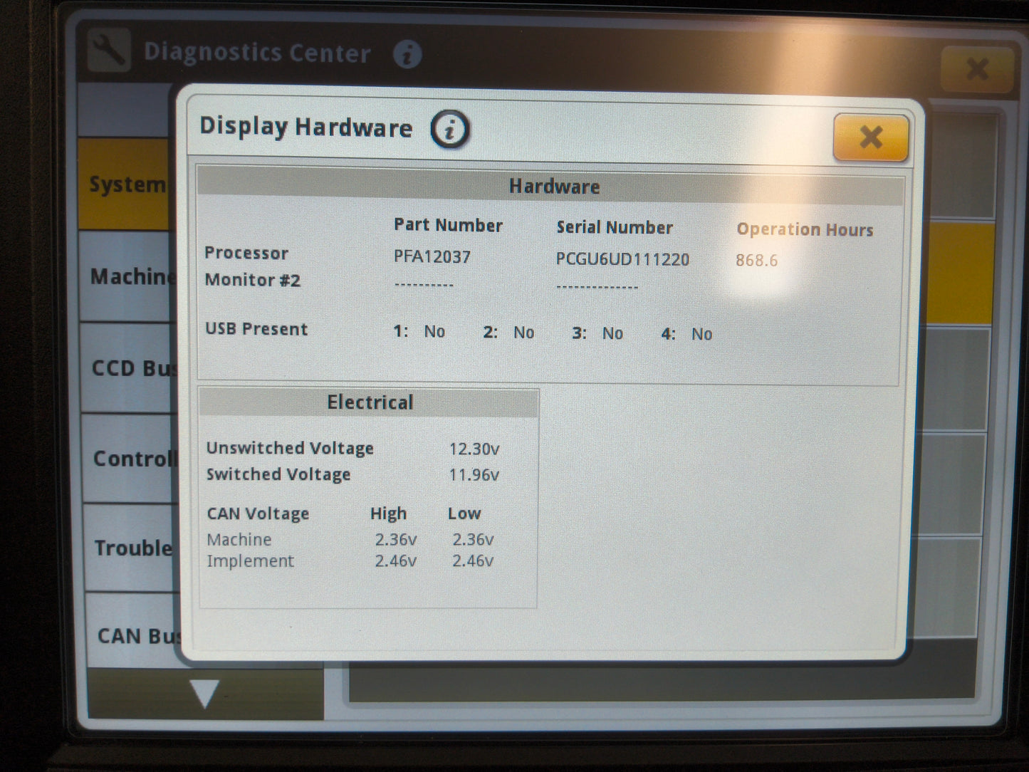 John Deere Gen 4 4640 Display