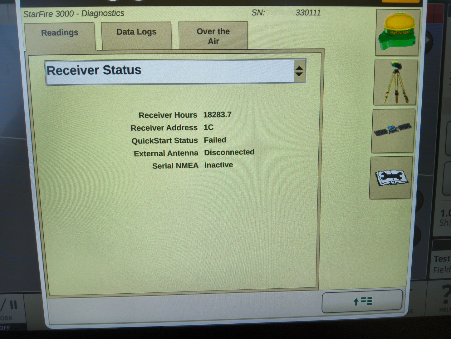 John Deere StarFire™ 3000 GPS Receiver