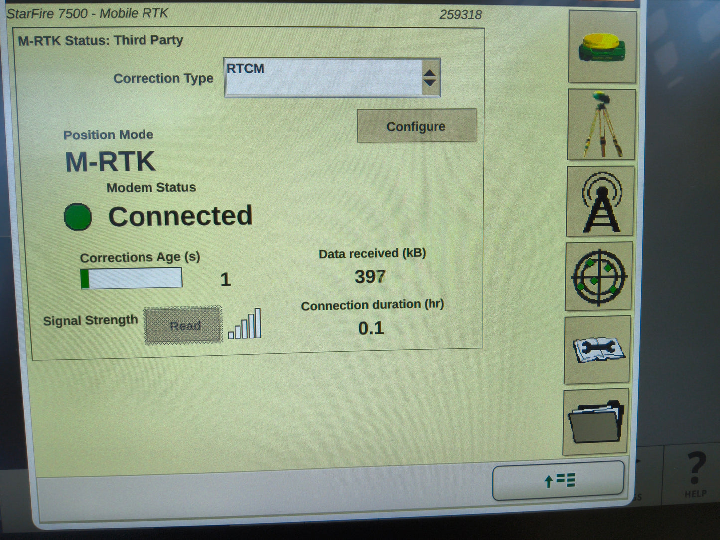 John Deere StarFire™ 7500 Universal GPS Receiver