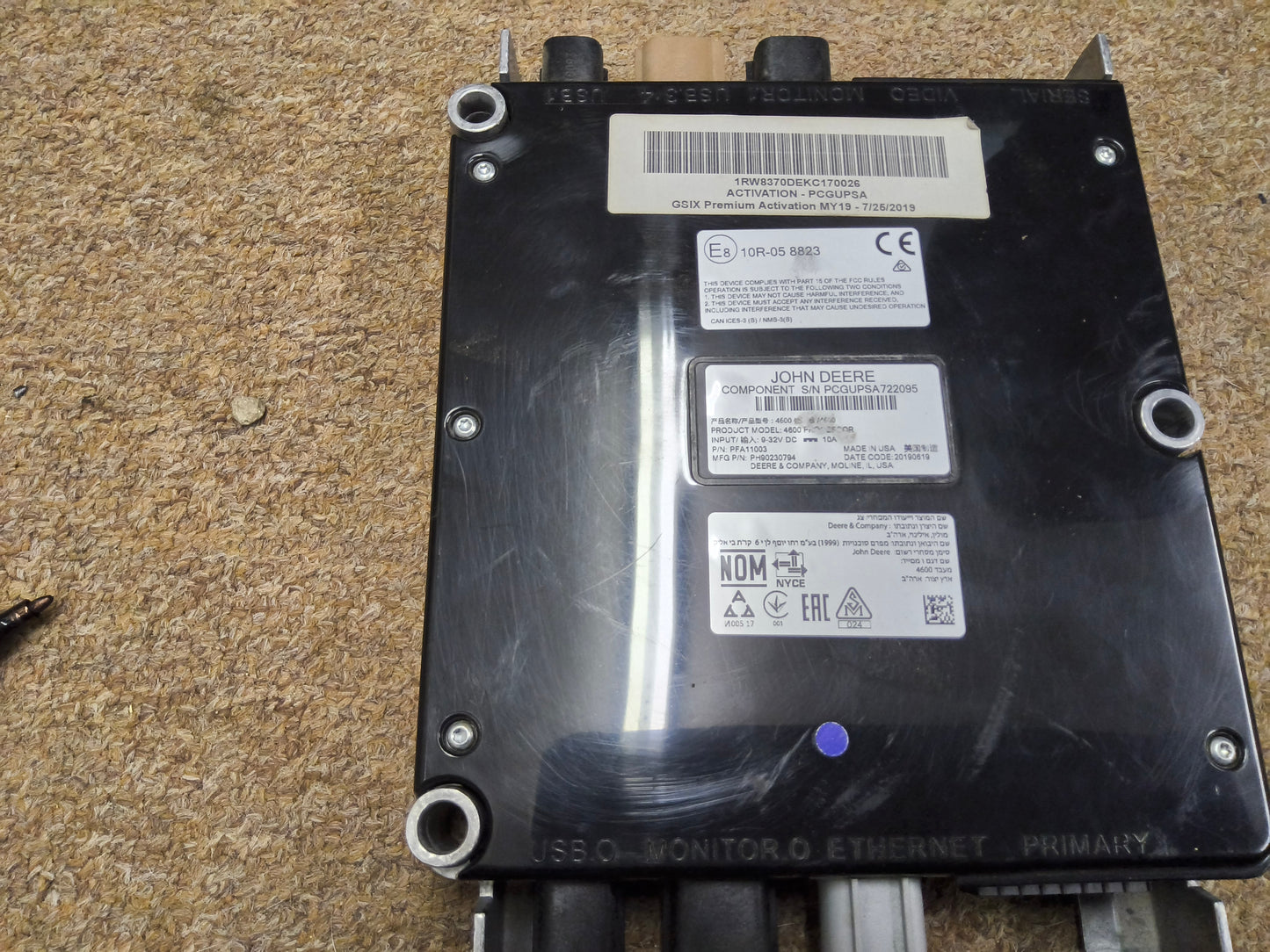 John Deere Gen 4 CommandCenter™ Server / Processor