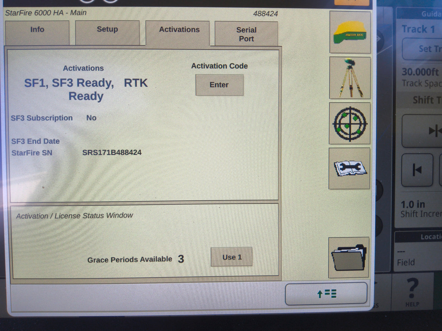 John Deere StarFire™ 6000 GPS Receiver