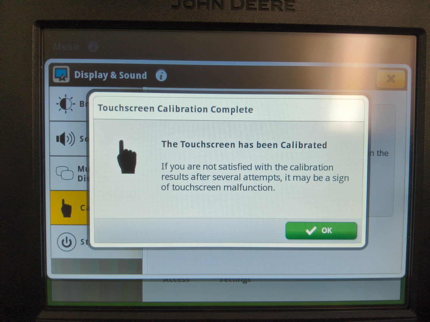 John Deere Gen 4 4640 Display