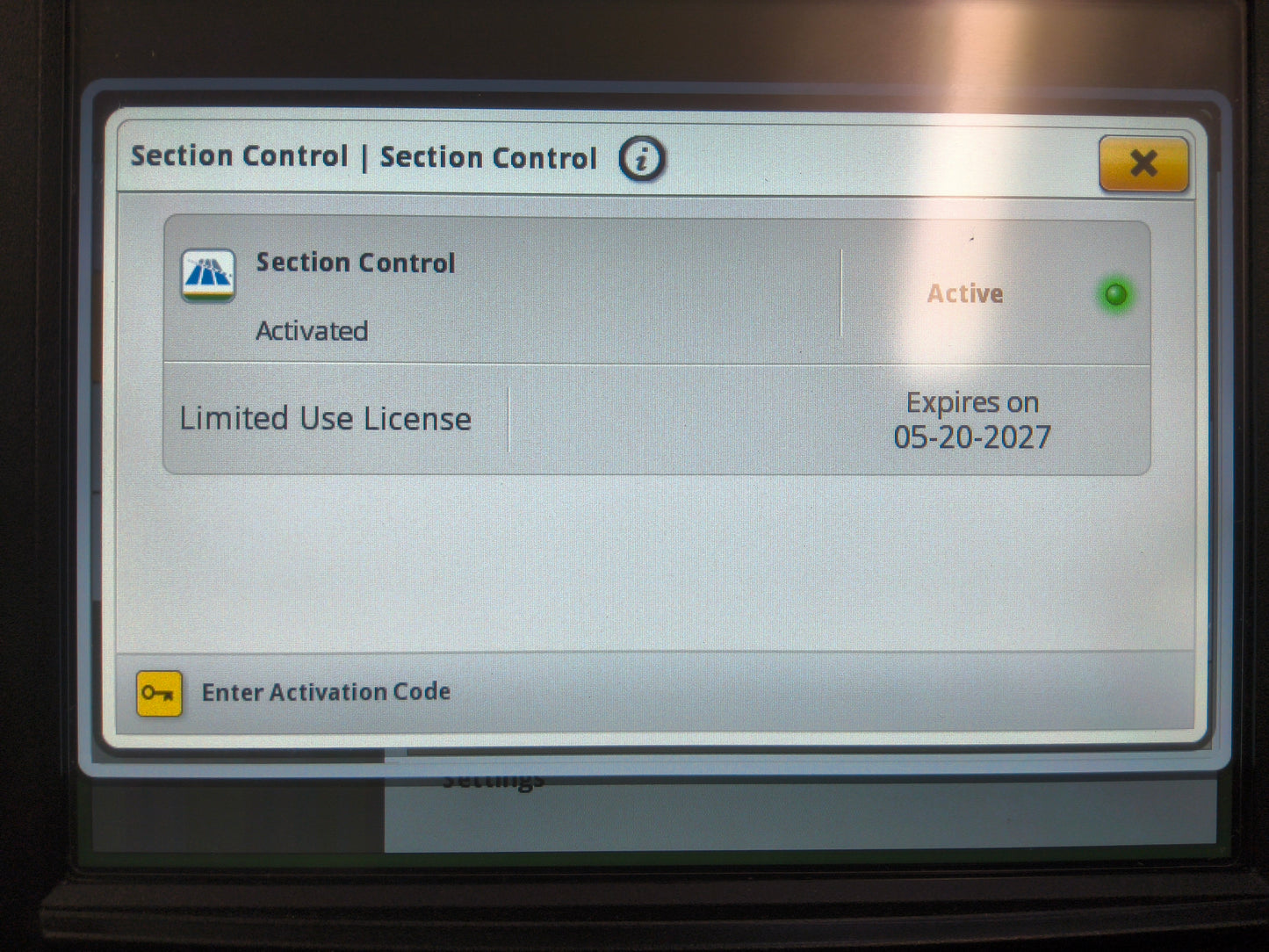 John Deere Gen 4 4640 Display