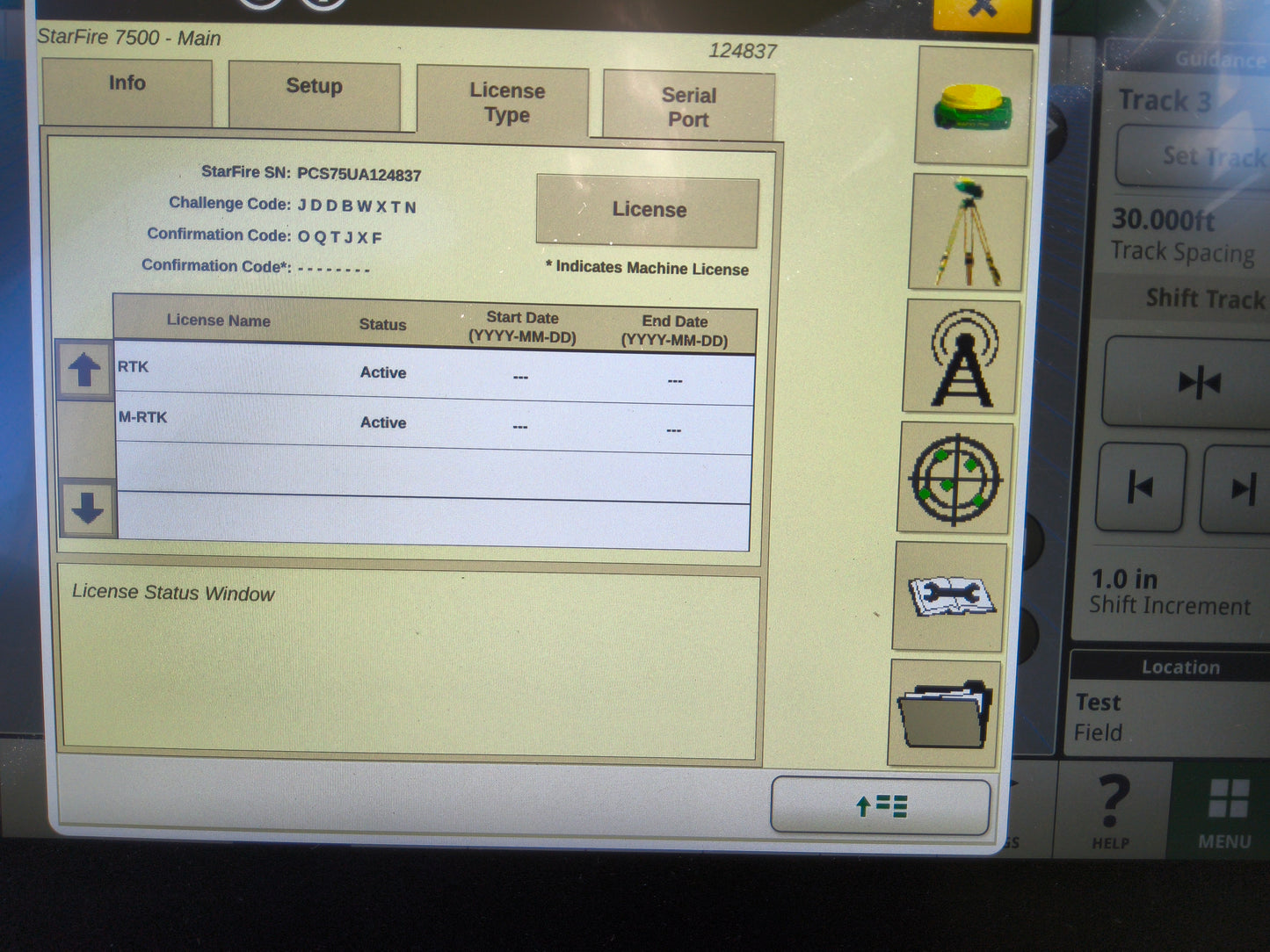 John Deere StarFire™ 7500 Universal GPS Receiver