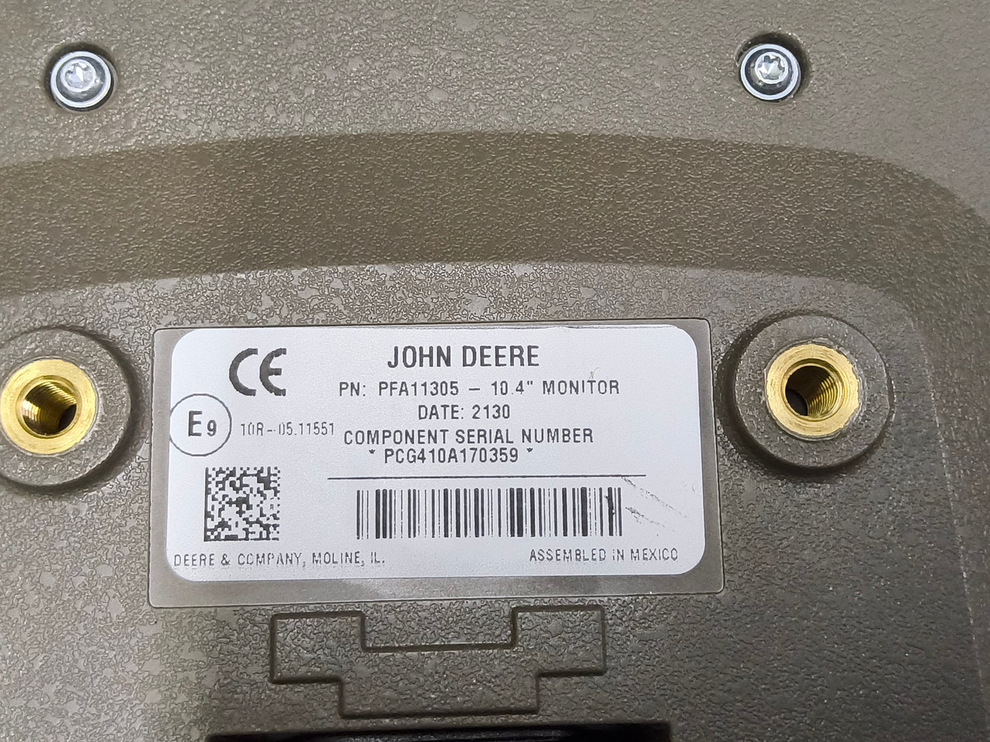 John Deere Gen 4 Extended Monitor / 4600 CommandCenter™ Display