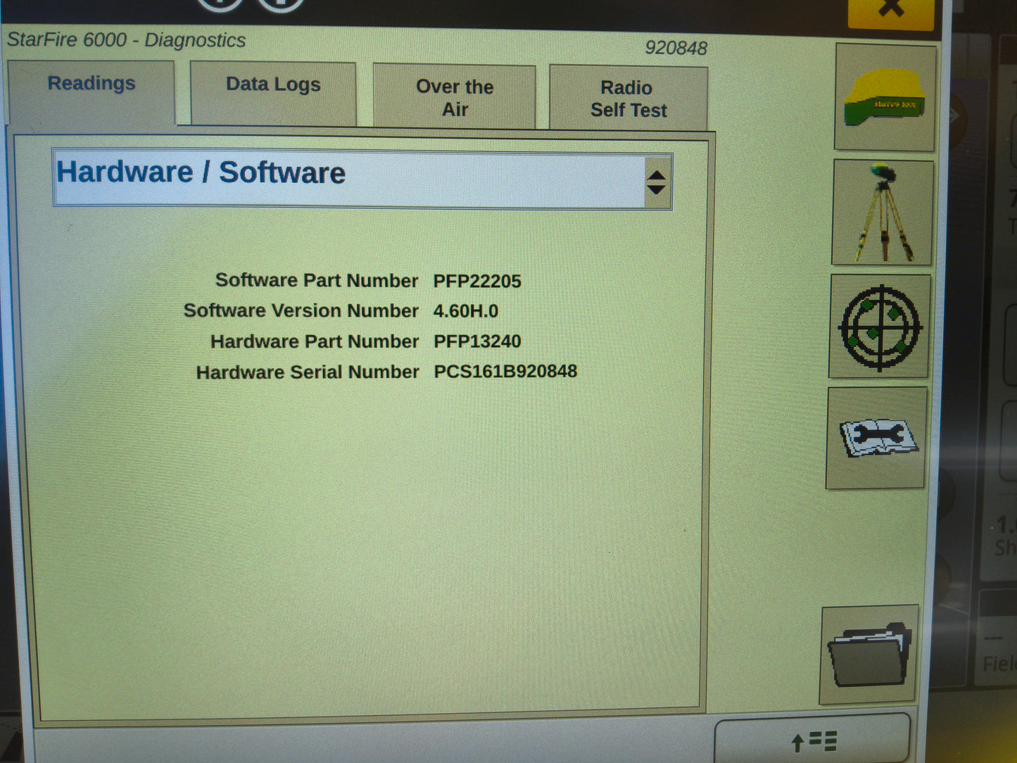 John Deere StarFire™ 6000 GPS Receiver