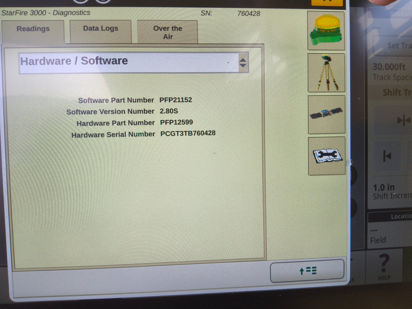 John Deere StarFire™ 3000 GPS Receiver