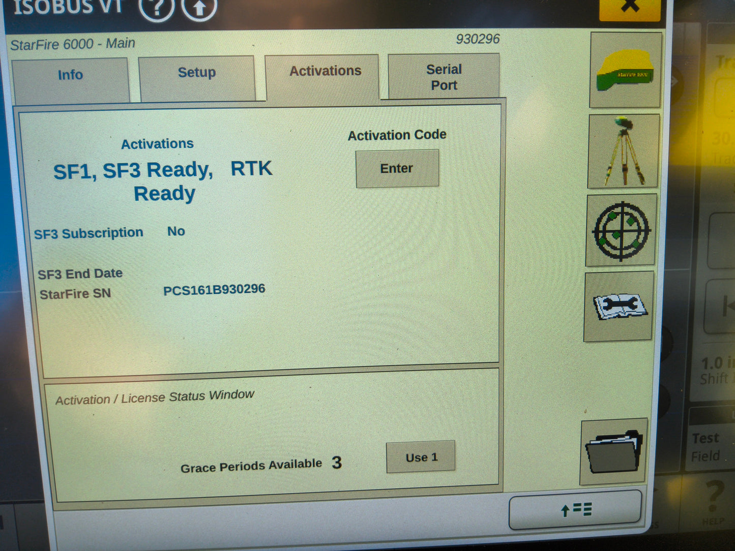 John Deere StarFire™ 6000 GPS Receiver