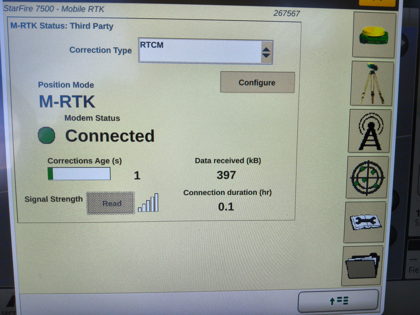 John Deere StarFire™ 7500 Universal GPS Receiver
