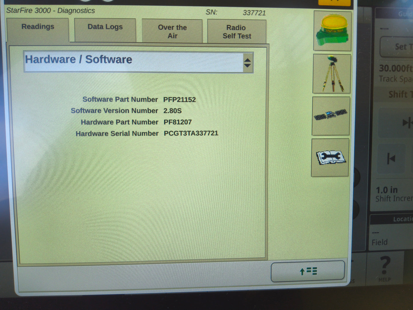 John Deere StarFire™ 3000 GPS Receiver