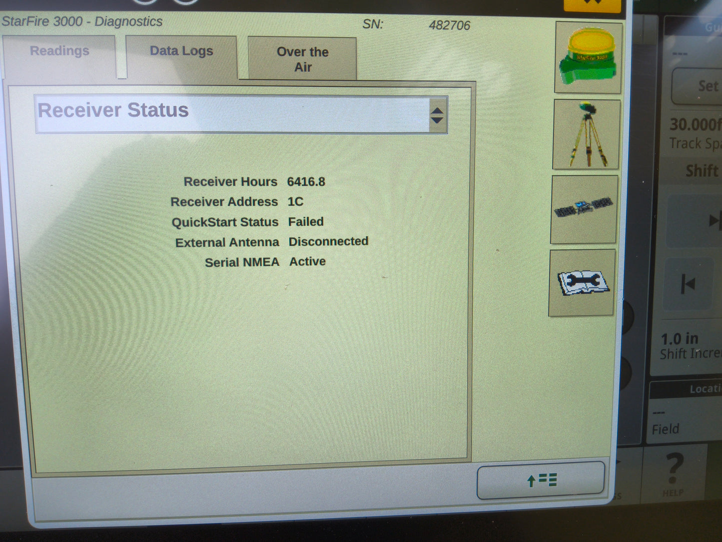 John Deere StarFire™ 3000 GPS Receiver