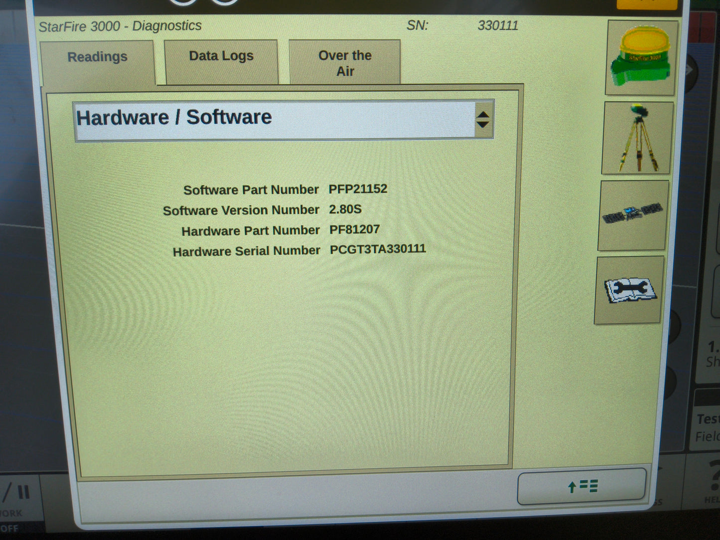 John Deere StarFire™ 3000 GPS Receiver