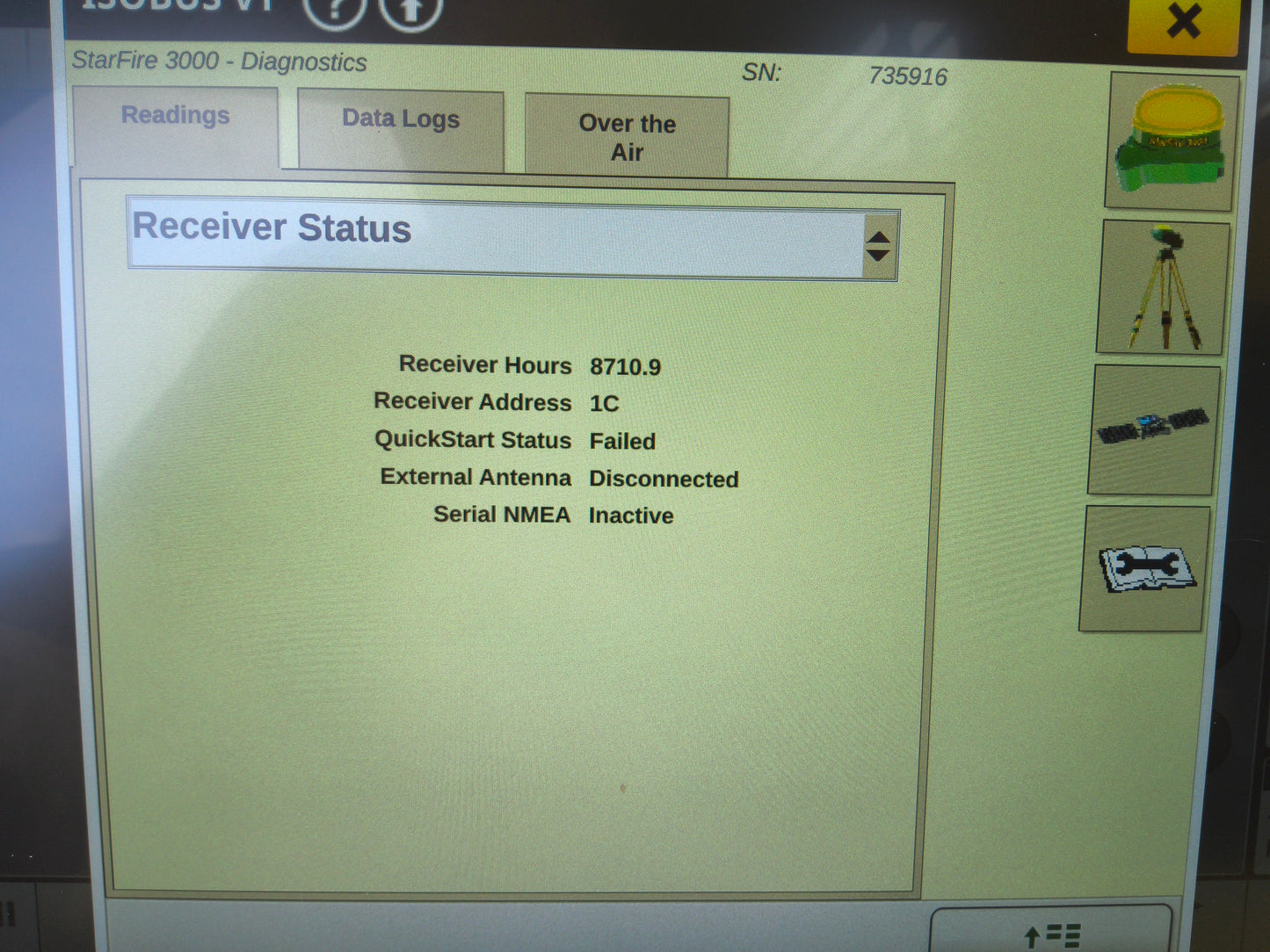 John Deere StarFire™ 3000 GPS Receiver